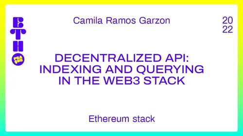 Decentralized API: Indexing and Querying in the Web3 Stack