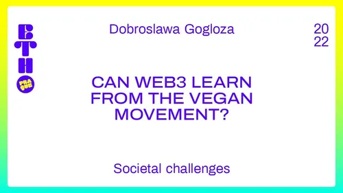 Can web3 learn from the vegan movement?