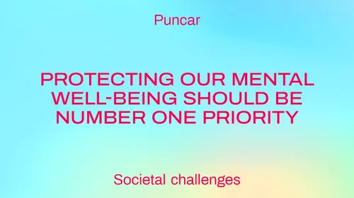 Protecting our mental well-being should be number one priority