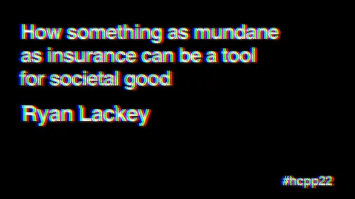 How something as mundane as insurance can be a tool for societal good