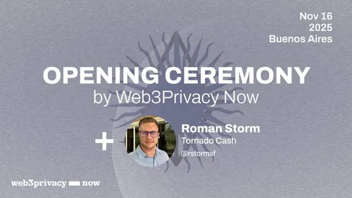 ECC#2 Opening Talk + Roman Storm Message