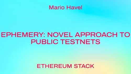 Ephemery: Novel approach to public testnets