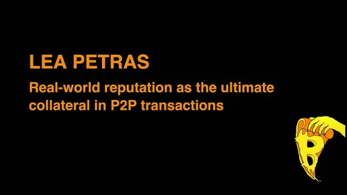 Real-world reputation as the ultimate collateral in P2P txs