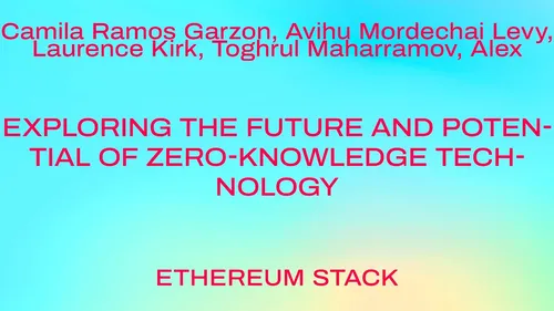 Panel: Exploring the Future and Potential of Zero-Knowledge Technology